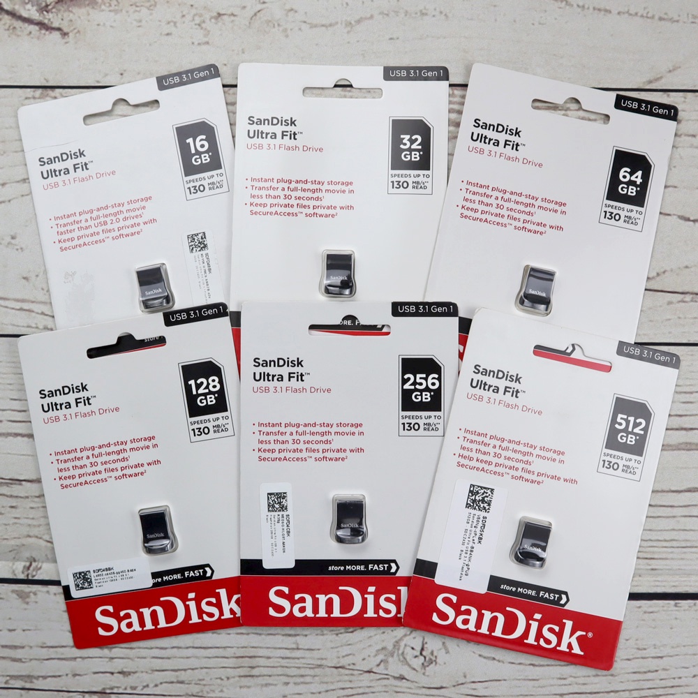 Sandisk Ultra Fit USB 3.1 Flashdisk 64GB - SDCZ430 - Black