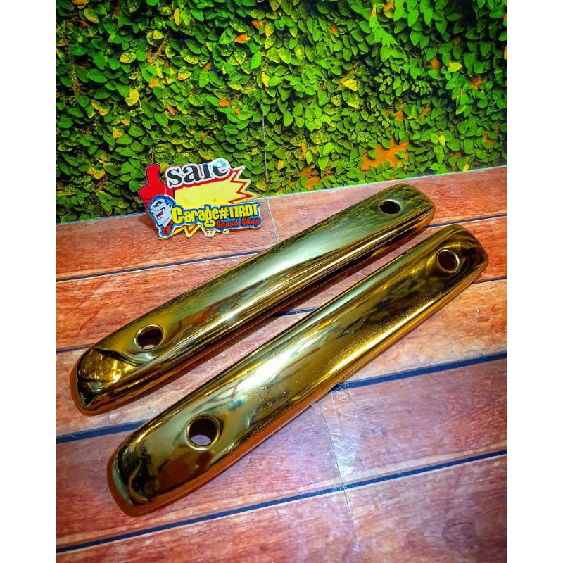 List Tameng Knalpot Stainles Gold Yamaha Mio Sporty Smile Soul Fino Product Heng Thailand Universal.