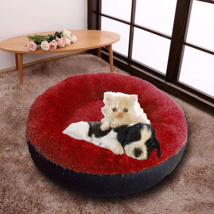 New Kasur Kucing Bulu Bulat/Rumah Kucing Bulat/Cat Bed/Tempat Tidur Kucing/Alas Tidur Kucing/Ranjang Kucing Murah/Perlengkapan Kucing Dan Hewan/Bantal Kucing/Kandang Murah/Tempat Tidur Dan Matras Hewan/Kasur Kucing Bulu Besar/Tempat Tidur Kucing Besar