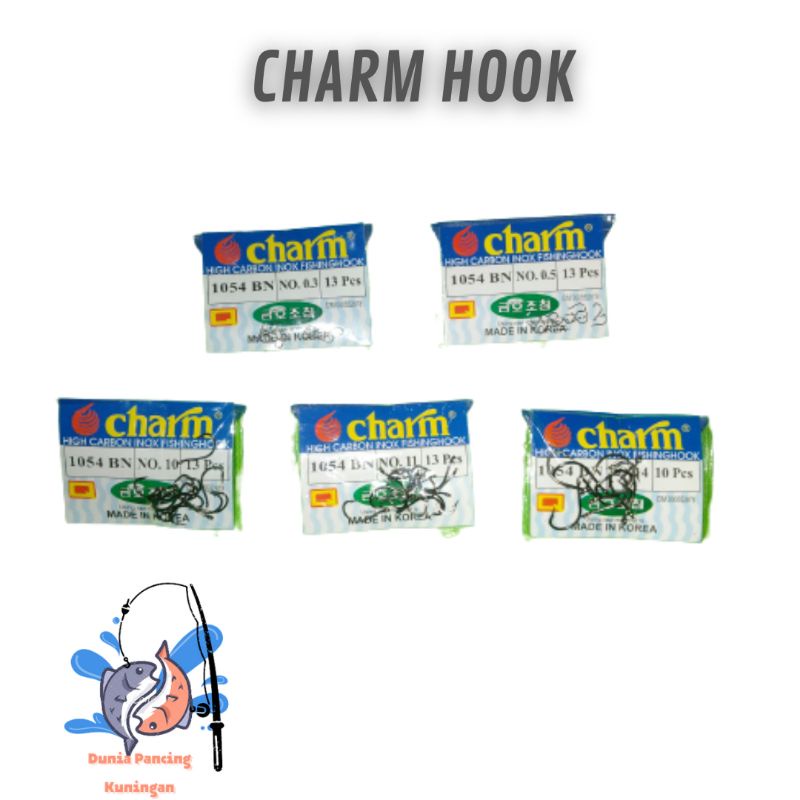 Mata kail pancing charm 1054 bn carbon