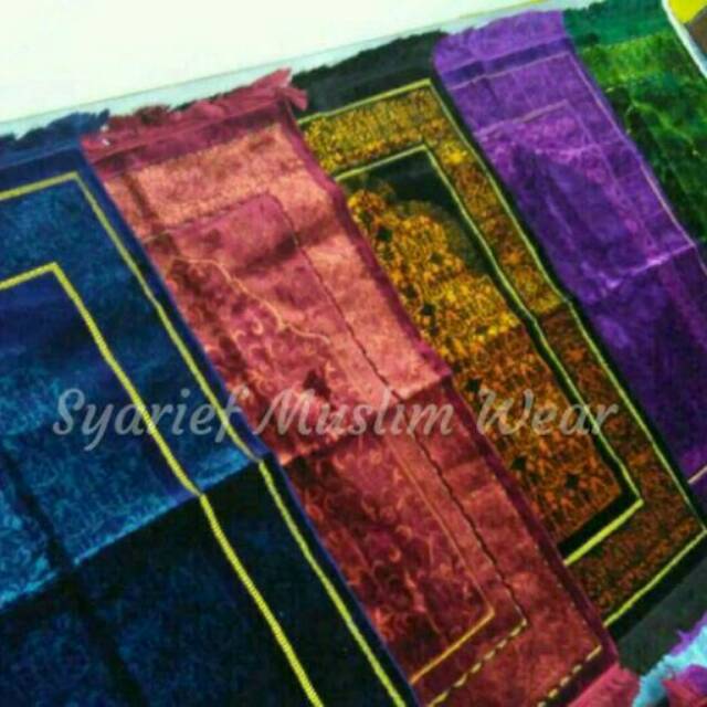Sajadah Turki Tebal High Quality - Kano Lurex atau Kano Ultra atau Yakar Super Ultra (100% Asli)