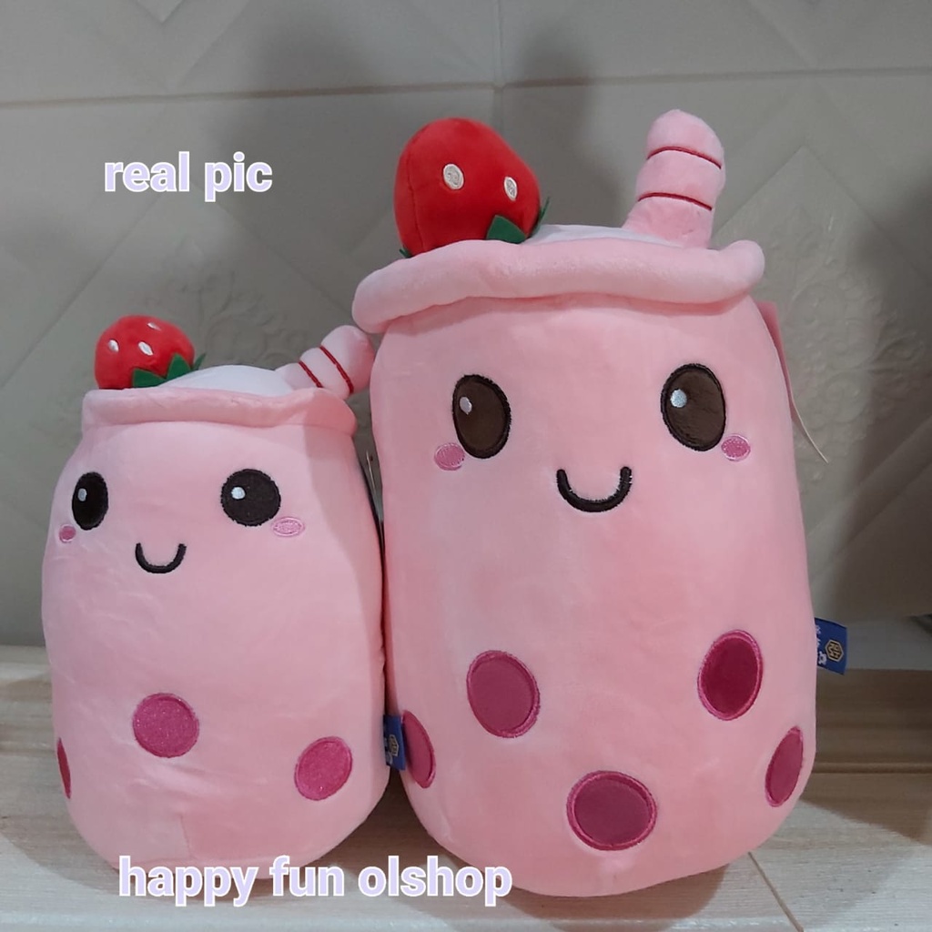 Boneka boba ice cream buah bahan plush import