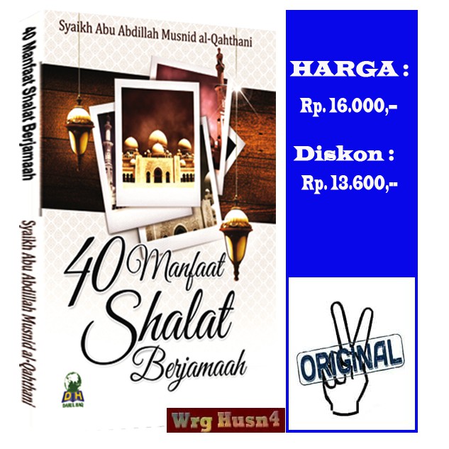 Buku 40 Manfaat Shalat Berjamaah Shopee Indonesia