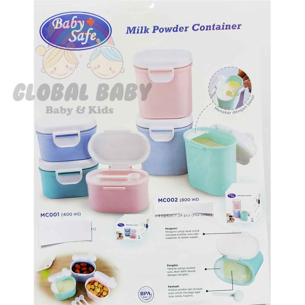 milk powder container BABY SAFE/tempat susu bubuk bayi  800ml 6395