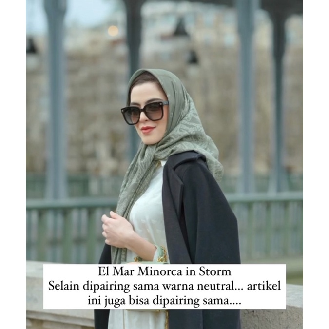 El minorca series scarf by Buttonscarves Storm