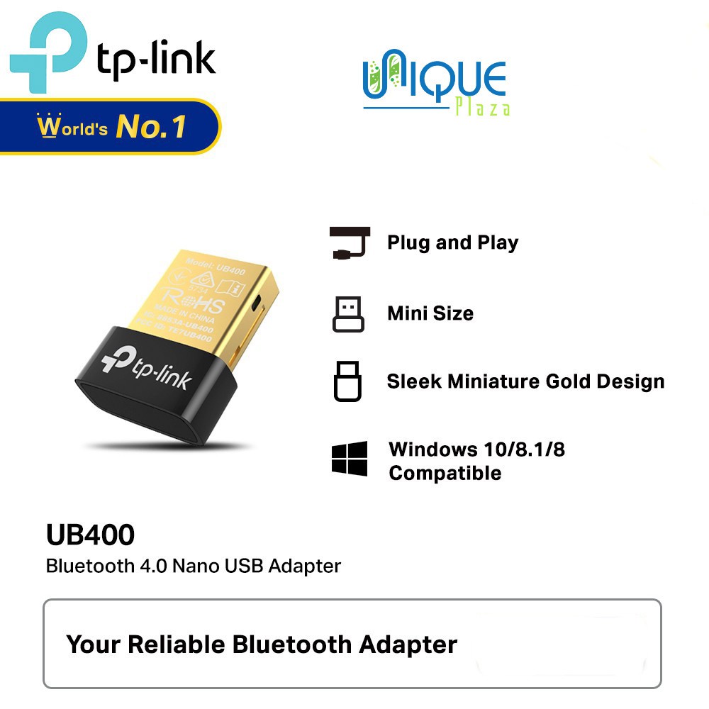 TP-LINK TPLink UB400 : Bluetooth 4.0 NANO USB Adapter