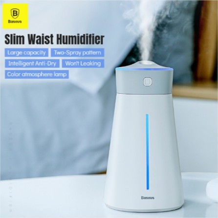 Baseus Slim Waist Air Humidifier Mini Pelembab Penyegar Udara Rumah Kamar Mobil