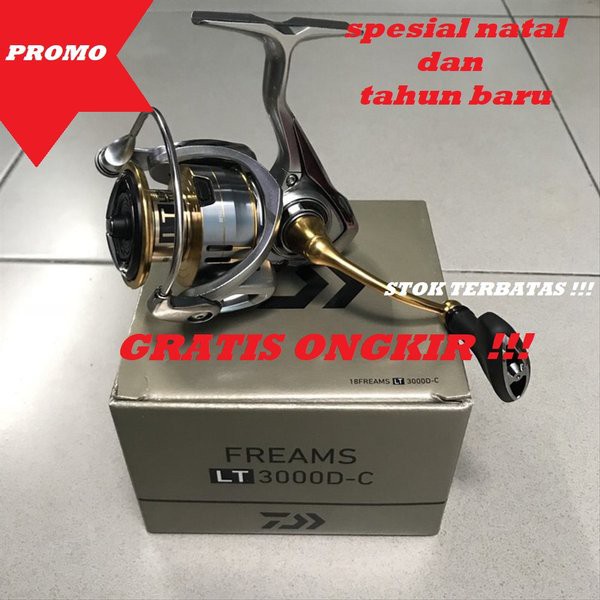 Rel Rell Katrol Pancing Rel Pancing Reel Daiwa FREAMS 18 LT 3000D-C 5bb - Reel Spinning Pancing