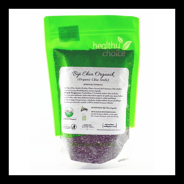 

NEW! HEALTHY CHOICE CHIA SEEDS ORGANIK 500 GR PALING MURAH