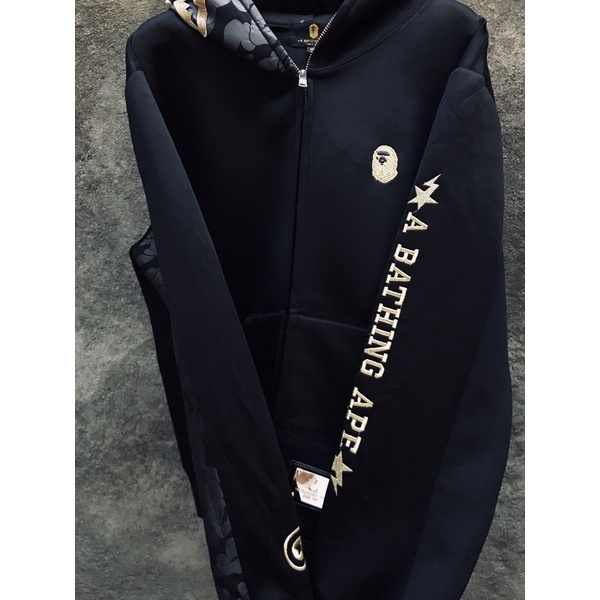 A Bathing Ape Shark Long-Slevee Full-Zip Hoodie