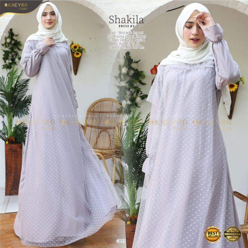 Gamis syar'i terbaru/Gamis wanita terlaris/gamis wanita masa kini/baju muslim terlaris/gamis buat le