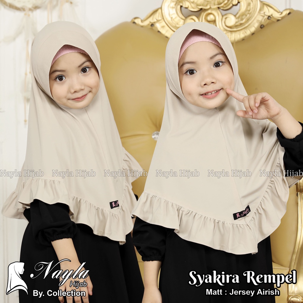 Kerudung Instan Anak Syakhira Rempel By Nayla Hijab Jilbab Anak Jersey Airis Termurah Nayla Hijab