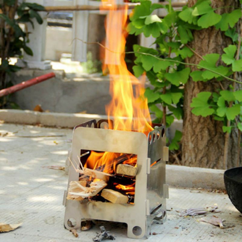 LIXADA STENLESS STEEL KOMPOR CAMPING OUTDOOR I KOMPOR API UNGGUN