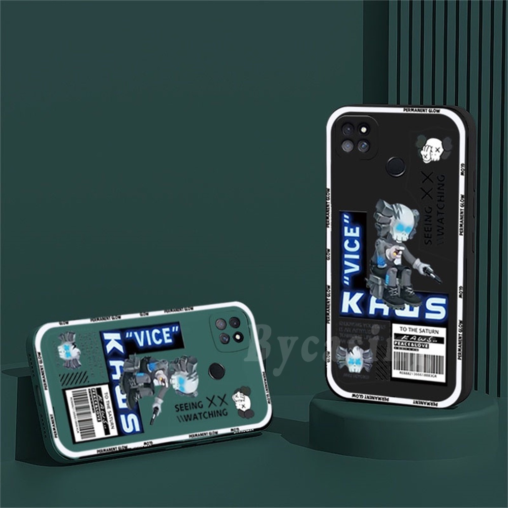 Casing Silikon Xiaomi Poco F4 GT Poco F3 Poco X3 NFC X3 Pro M3 Pro Redmi 10C 10A 9C 9A 9T 10 Note 11 Pro Note 10 5G Motif KAWS