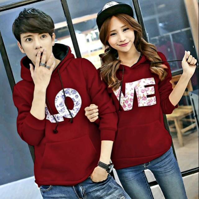 Hoodie Couple Love