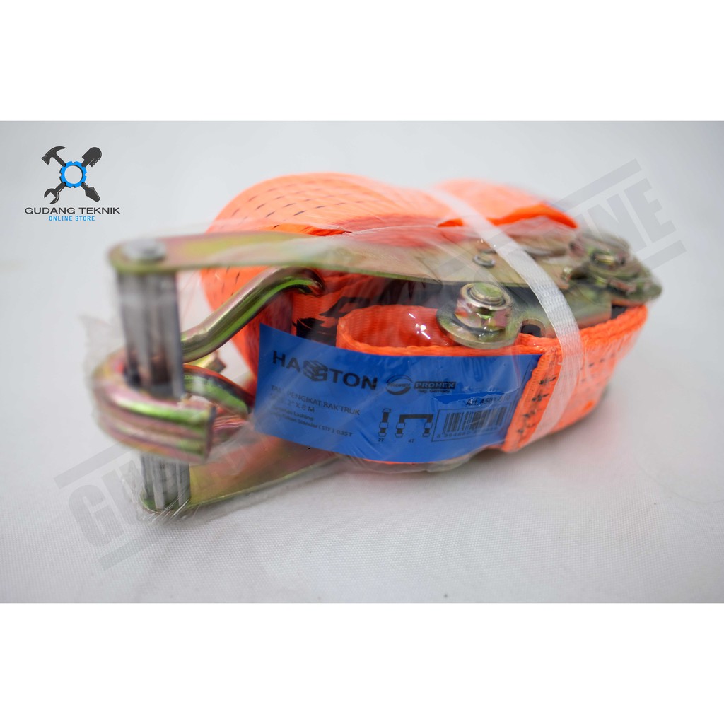 PROHEX Ratchet Tie Down 4 Ton 8 Meter / Tali Pengikat Barang 4T 8M Cargo Lashing Belt