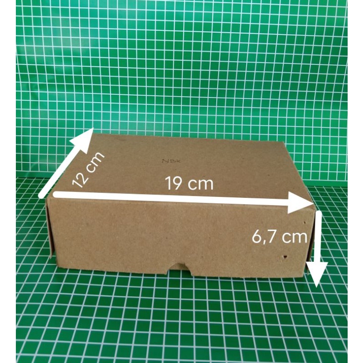Dus NBK (19x12x7) / dus kue / nasi kotak / martabak / terang bulan / snack
