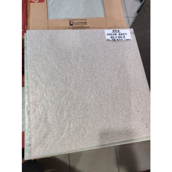 Keramik Lantai teras/garasi Asia Oscar Grey 30x30 kw3