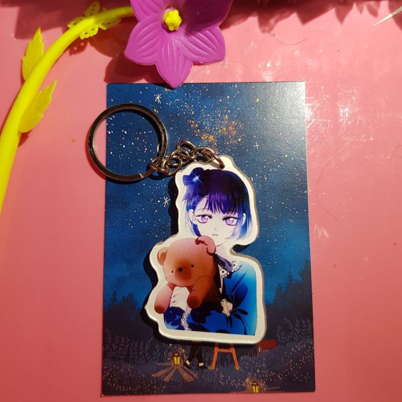 gantungan kunci acrylic webtoon i wanna be u/ i wanna be you