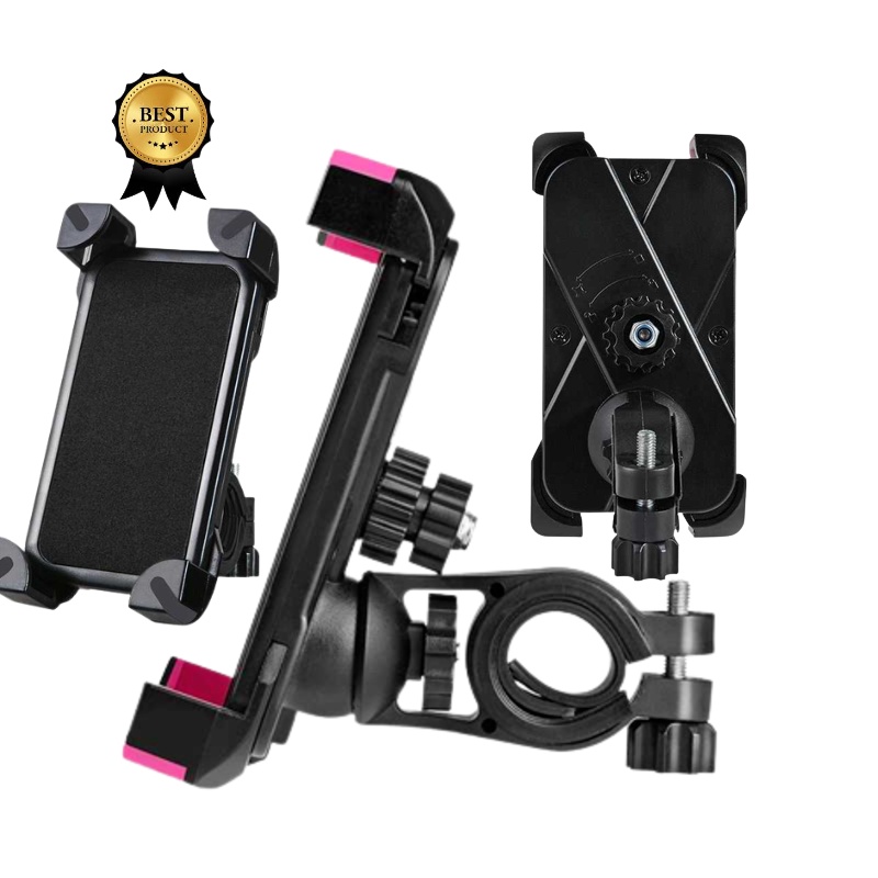 Holder Sepeda HP Smartphone Rotasi 360 Derajat Rockbros