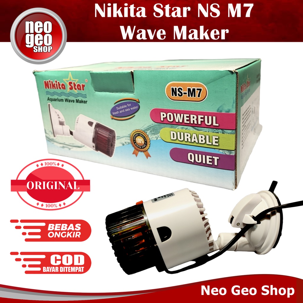 NS M7 NSM7 NIKITA STAR Wave Maker Pompa Pembuat Arus Ombak Gelombang