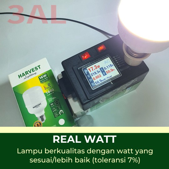 16W HARVEST LIGHTING Lampu Kapsul LED T-Bulb 16 watt Lampu Hemat Energi Original Bersertifikat SNI dan Bergaransi