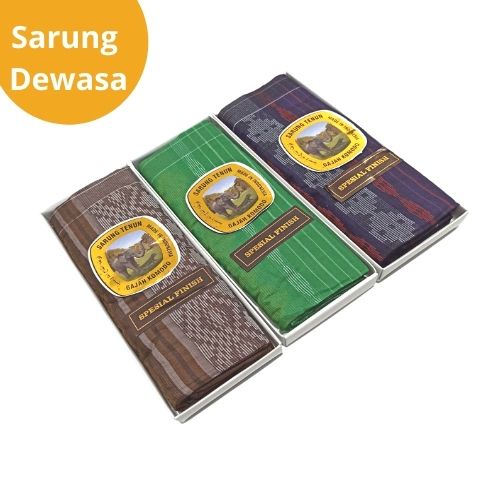 Sarung Tenun | Sarung Dewasa | Sarung Katun Murah | Pakaian Muslim Pria