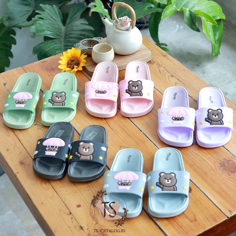 Sandal Slop Anak Bear Colourfull Best Seller Import Mokaya V202-D