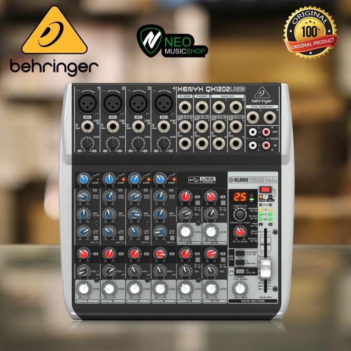 Behringer Xenyx QX1202USB Mixer With Audio Interface / QX1202 USB