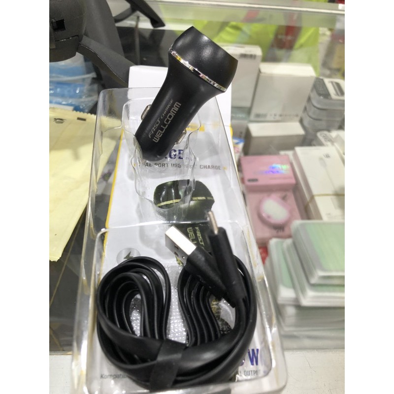 CAR CHARGER WELCOMM 36W 2 USB 3A