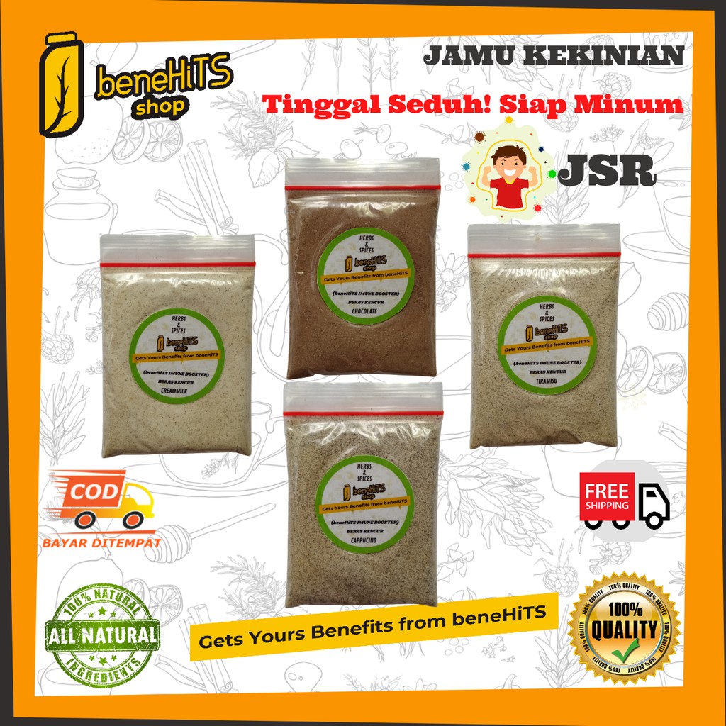 

(BENEHITS IMUNE BOOSTER) BERAS KENCUR KEKINIAN VARIAN RASA MENAMBAH DAYA TAHAN TUBUH