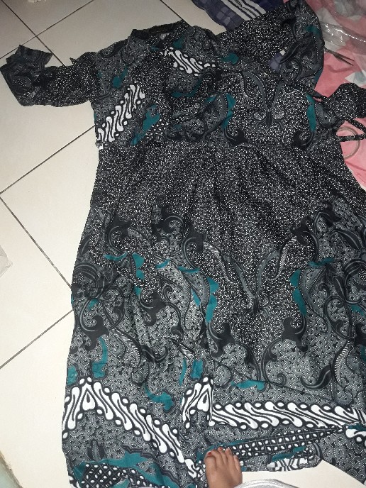 Gamis Batik Exlusive Gamis Batik Modern Gamis Batik Trend Masakini Putri.dianputri