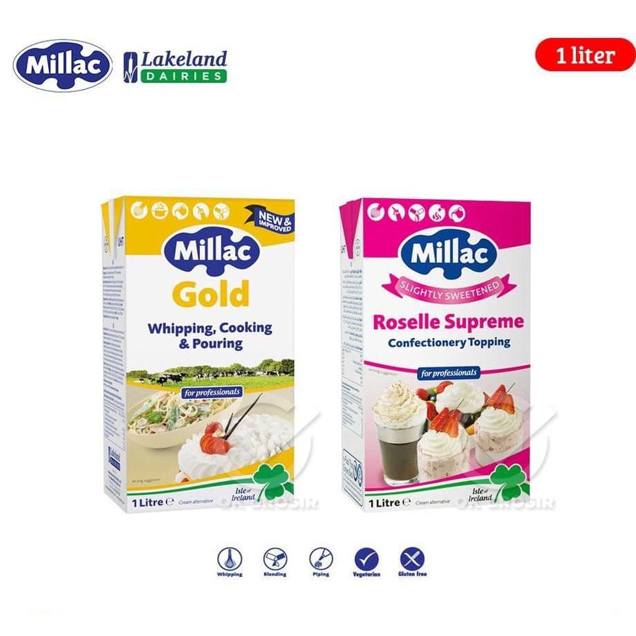 Jual Whipping cream millac gold & whipping cream shine proselle non