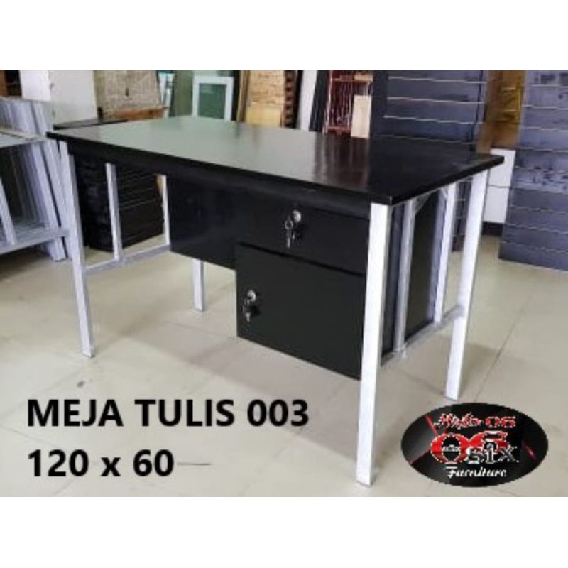 Meja Belajar 1/2 Biro kaki besi (pengiriman baca deskripsi)