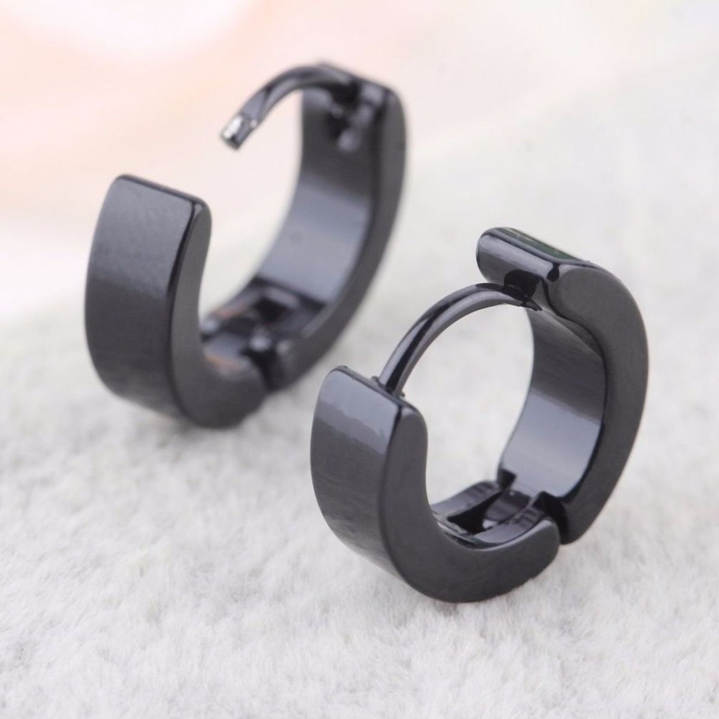 Anting Tindik Pria Wanita Titanium Korea Stainless Steel terbaru
