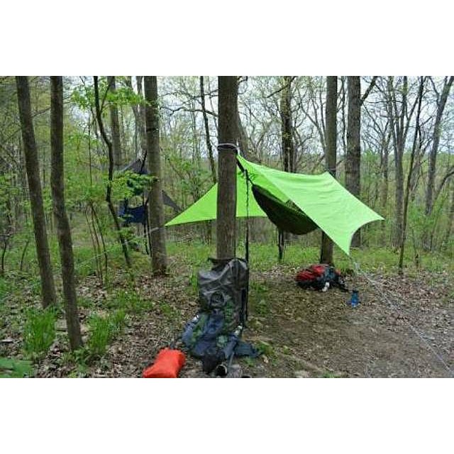 【Warna Dipilih】 PAKET | Hammock &amp; Flysheet 2x3 M` Tenda Hamok Hamock` Tempat Tidur Gantung Flesit