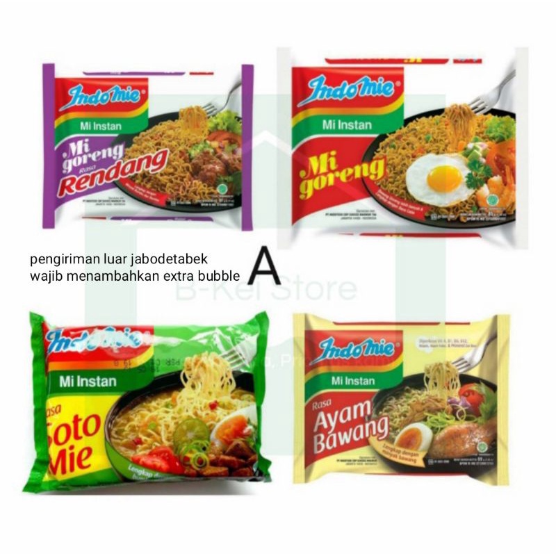 mie instan indomie 1 dus 40 pcs campur goreng   kuah