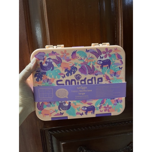 Smiggle Bento box large / Kotak makan Smiggle Original ukuran Large / Bento Box Smiggle Impor Origin