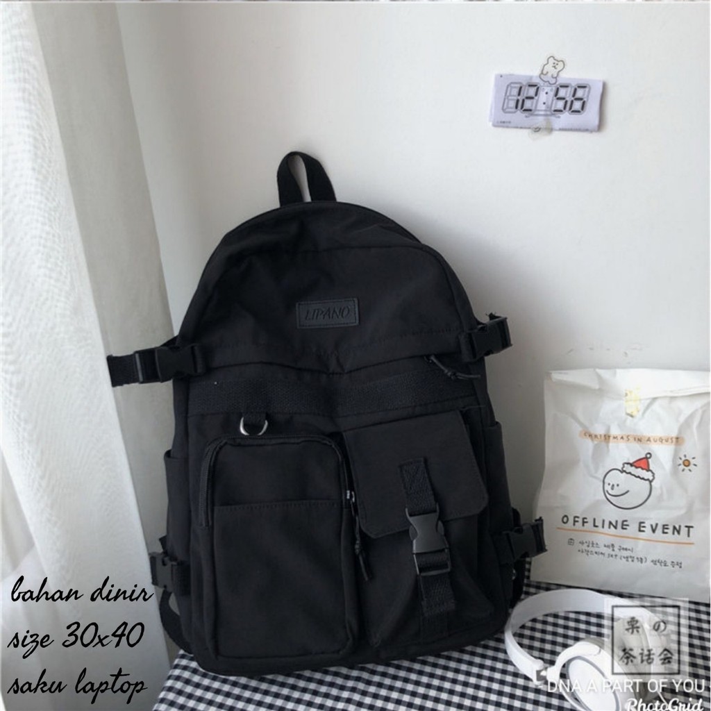 Diobrale - Tas Ransel My Bag Polos Terbaru 2023 Tas Ransel Anak PAUD TK SD Kekinian Fashion Korea