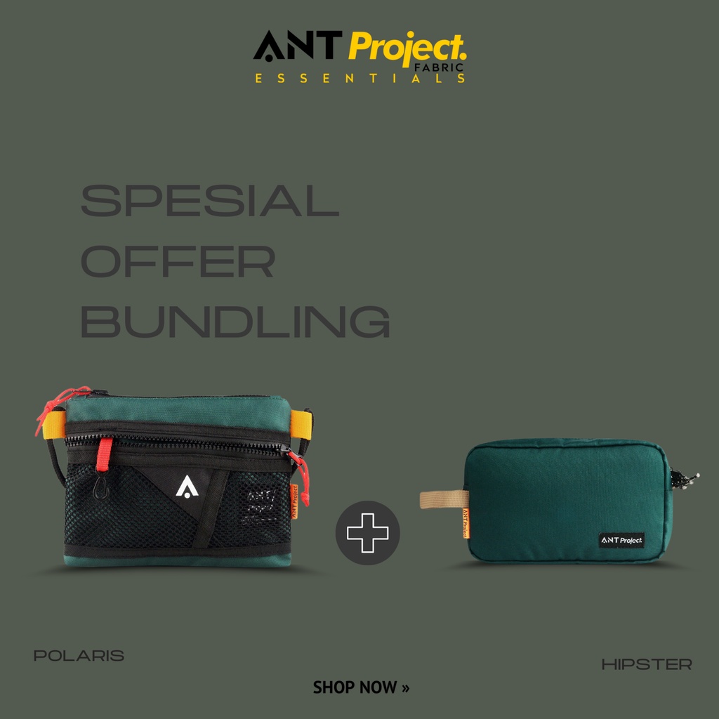 ANT PROJECT - BUNDLING Tas Sacoche &amp; Pouch