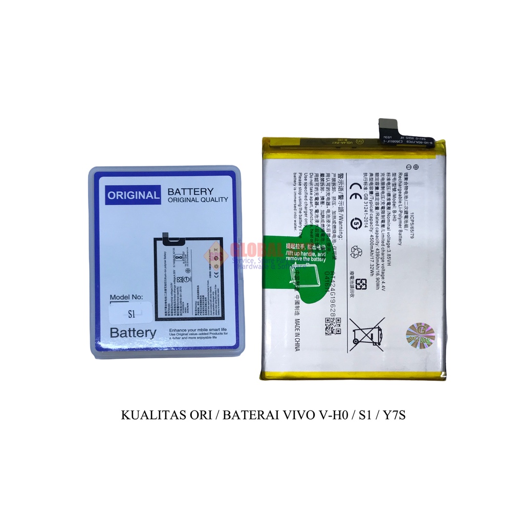 KUALITAS ORI / BATERAI VIVO B-H0 / BATERE BH0 / BATRE VIVO S1 / Y7S