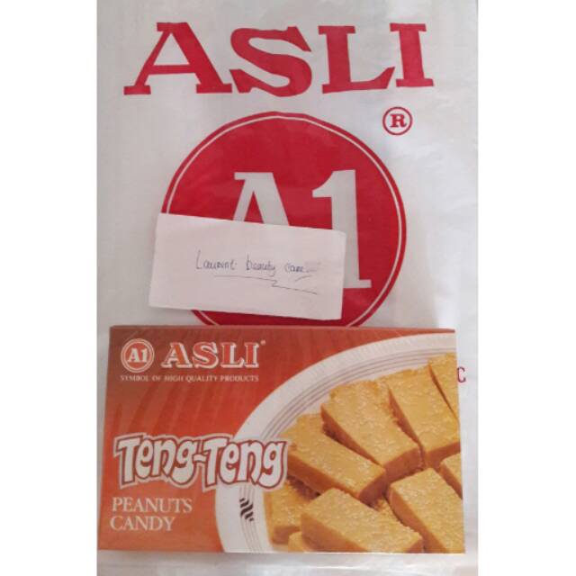 

Teng teng asli a1 peanut candy oleh oleh medan