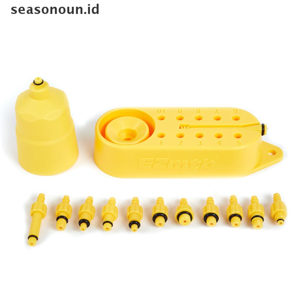 10 in 1 Adapter Corong Oli Hidrolik Sepeda Bahan Plastik