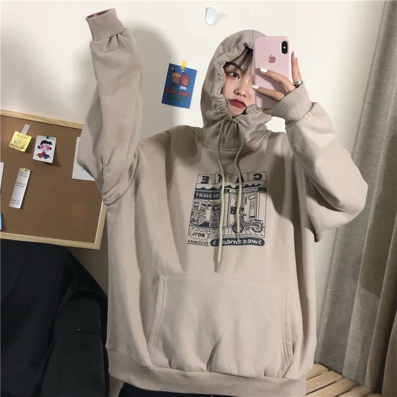 Cake Hoodie Oversize Pria Wanita Premium Distro | Sweater Hoodie Korean Style Kekinian