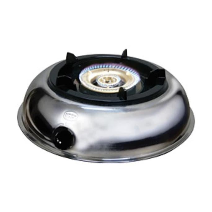 Hock Kompor Gas Hock Mutiara Gold - 1 Tungku. Body Stainless - Terbaik 