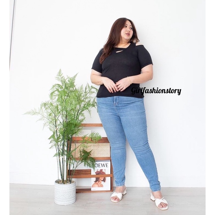 GFS [PLUS SIZE] DANISH OVERSIZE RIB TOP