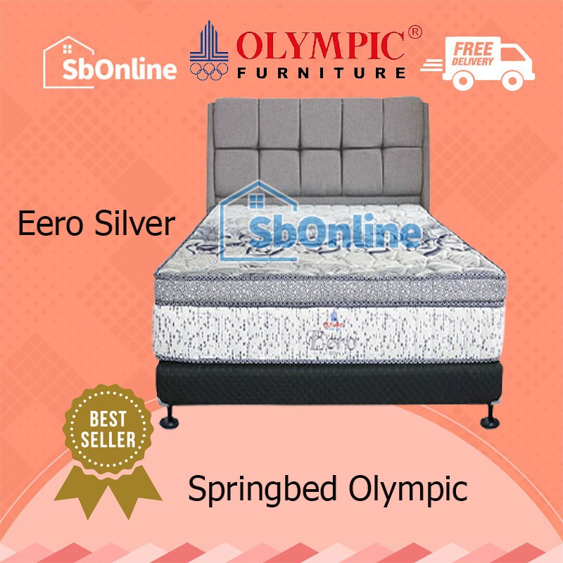 MATRAS SPRINGBED OLYMPIC EERO SILVER -Kasur Saja