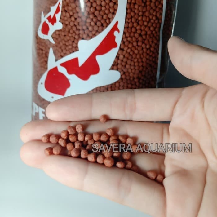 Pakan Koi Pelet Ikan Hias Mas Koki Koi 2MM 1Kilo / 1KG Butiran Sedang
