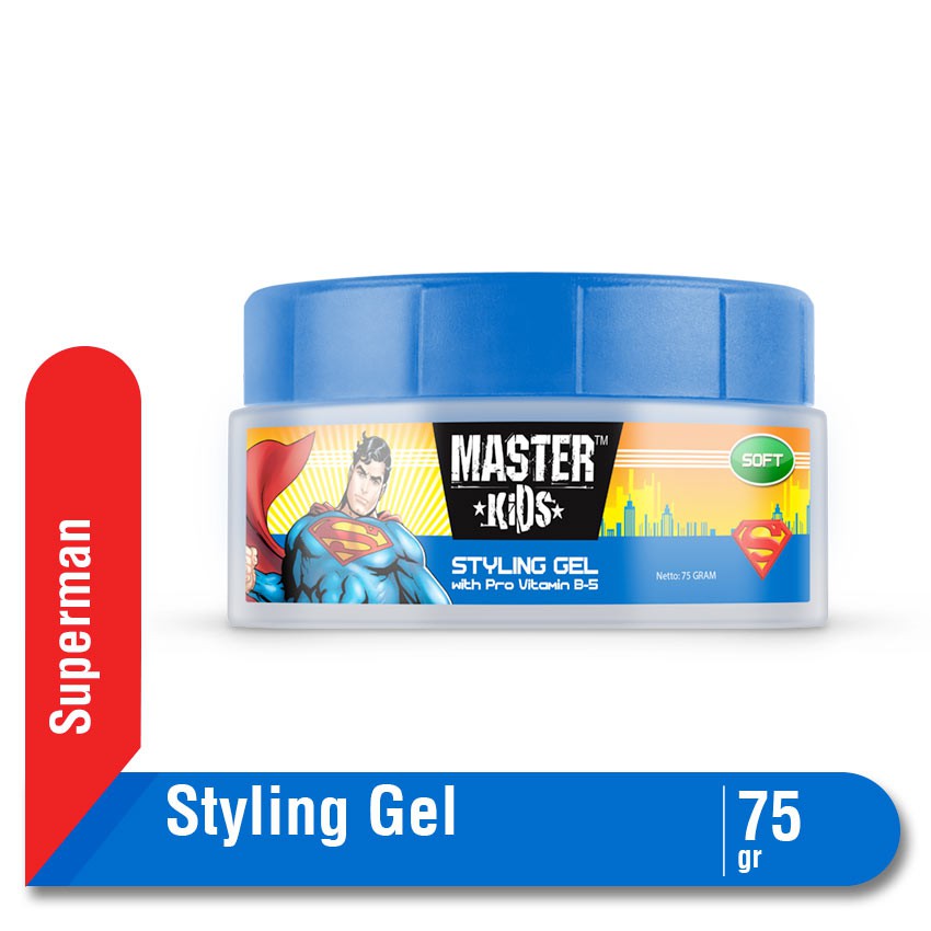 Master Kids Styling Gel 75gr Jar (Kemasan Baru)