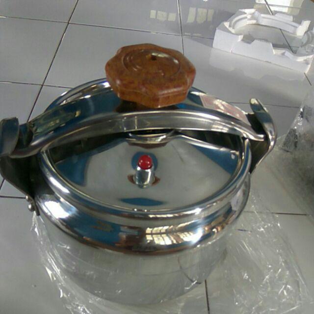 Home-klik Oxone Ox-2008 Pressure Cooker Alupress 8 Liter - Peralatan Masak - Silver